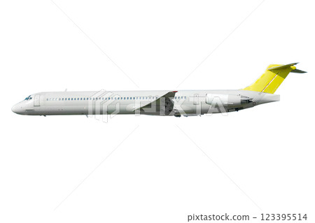 Plane isolated on a white background 123395514