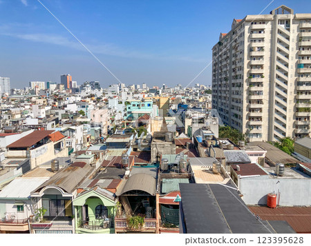 Vietnam Ho Chi Minh Cityscape Air Pollution 123395628