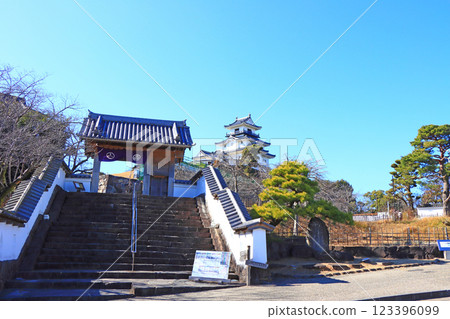 靜岡縣掛川市掛川城天守閣風景 123396099