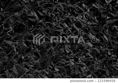 Shiny black grey foil metal texture, abstract wrapping paper for background and design art work. 123396459