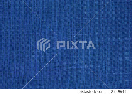 Dark blue linen fabric cloth texture background, seamless pattern of natural textile. 123396461