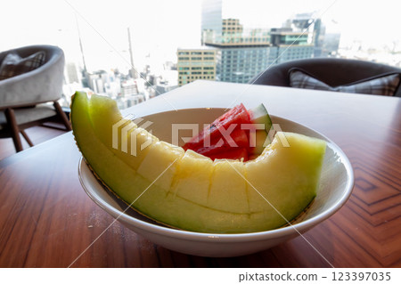 Breakfast fruits at Osaka Station Hotel in JP Tower Osaka (KITTE Osaka) 123397035