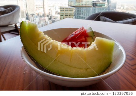 Breakfast fruits at Osaka Station Hotel in JP Tower Osaka (KITTE Osaka) 123397036