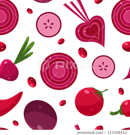 Healthy Food Seamless Pattern Can Be Used Fabric Wrapping Paper, Website Wallpapers, Background Vector Illustration Healthy Food Seamless Pattern Can Be Used Fabric Wrapping Paper, Website Wallpapers, Background Vector Illustration 123398412