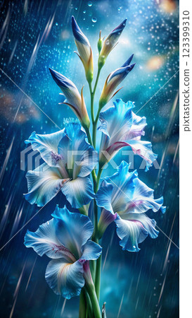 flowers in the garden flowers in the garden 123399310