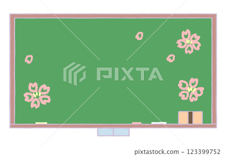 Chalkboard art: Flowers only 123399752