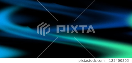 Abstract color blue pink yellow gradient film Grainy texture glowing wave background. Gradient blurred orange gray texture for web banner noise texture effect. Grain poster film photography effect 123400203