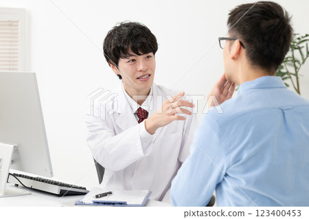 Doctor who consults 123400453