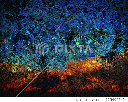 Abstract painting of a sunset Abstract painting of a sunset 123400541