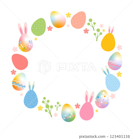 復活節彩蛋框架 復活節彩蛋框架 123401138