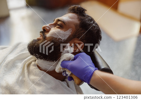 Indulge in a Truly Relaxing and Unforgettable Shaving Experience at a Premium Barbershop Indulge in a Truly Relaxing and Unforgettable Shaving Experience at a Premium Barbershop 123401306