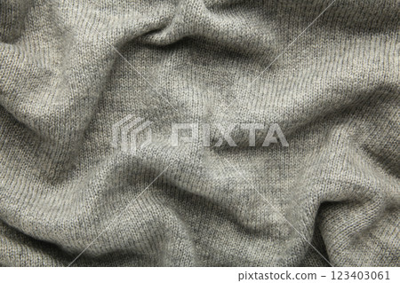 Close up texture grey fabric. Space for text 123403061