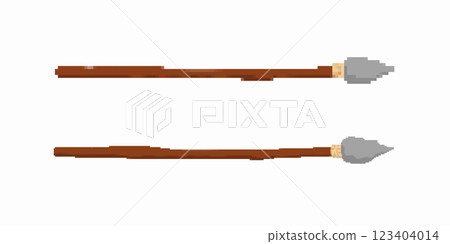 Two primitive stone tools with wooden handles for historic or prehistoric replication study Two primitive stone tools with wooden handles for historic or prehistoric replication study 123404014