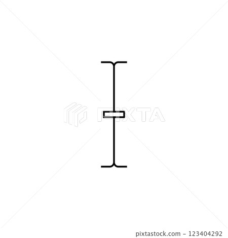 Minimalist cursor for writing and formatting in web design. Minimalist cursor for writing and formatting in web design. 123404292