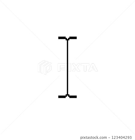 Pointer icon for text editing and navigation tasks. 123404293