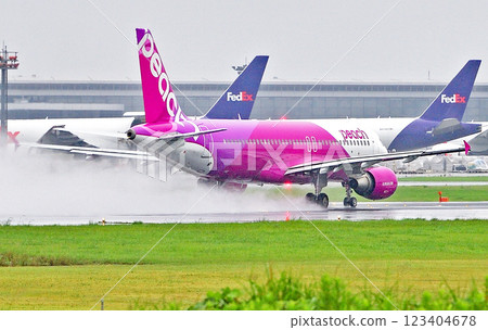 桃子 A320 從羽田機場起飛 桃子 A320 從羽田機場起飛 123404678