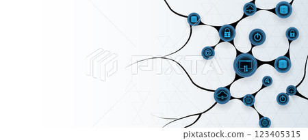 Cyber security technology concept and virus protection Cyber security technology concept and virus protection 123405315