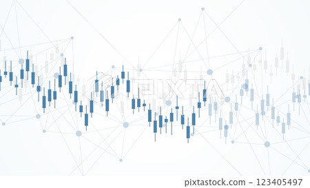 Finance and money technology background concept of business prosperity and asset management . Creative graphic economy and financial growth. Vector illustration 123405497