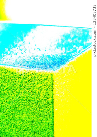 The corner of the concrete block, the top of the pyramid. Changed color scheme.  123405735