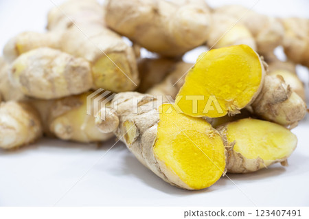 Spring turmeric Spring turmeric 123407491