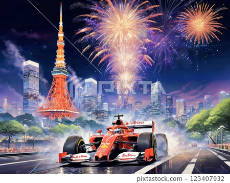 F1賽車穿越東京 123407932