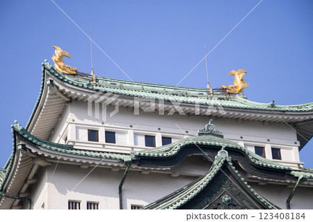 名古屋城金鯱 123408184