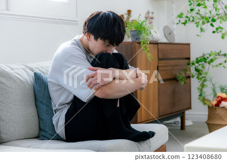 Depression Male Hikikomori Depression Male Hikikomori 123408680