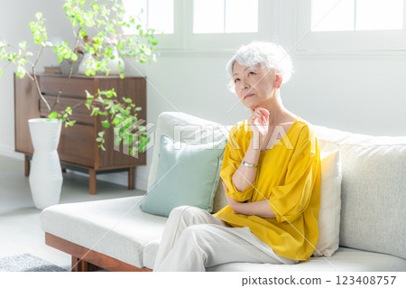 Female Elderly Negative 123408757