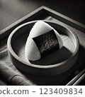 Delicious rice ball 123409834