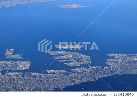 [兵庫縣] 神戶市的鳥瞰圖 123410040