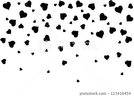 Hearts flying in the black air Hearts flying in the black air 123410454