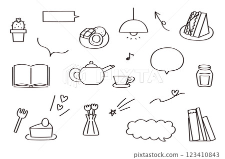 手繪插圖集 123410843