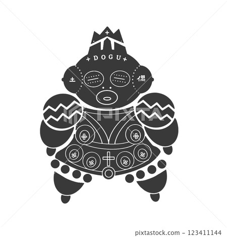 可愛又可愛的黏土人偶身體,黑色 可愛又可愛的黏土人偶身體,黑色 123411144