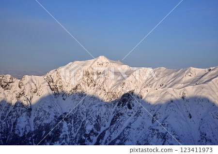From the western ridge of Mt. Karasawa to Mt. Okuhotaka in the harsh winter: A variation route for climbing snowy mountains 123411973