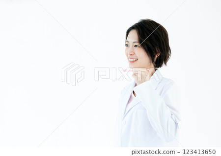 Dentist woman with toothbrush Dentist woman with toothbrush 123413650