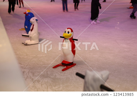 Enjoy a Fun Ice Skating Experience with Penguin and Colorful Animal Slider Toys Enjoy a Fun Ice Skating Experience with Penguin and Colorful Animal Slider Toys 123413985