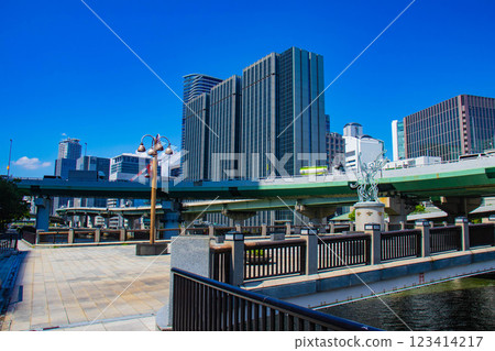 [大阪風景] 淀屋橋地區的河畔建築 123414217