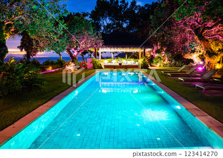 View of Laem Sor villa in South Samui, Thailand View of Laem Sor villa in South Samui, Thailand 123414270