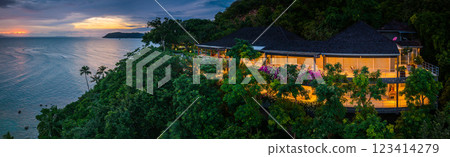 View of Laem Sor villa in South Samui, Thailand 123414279