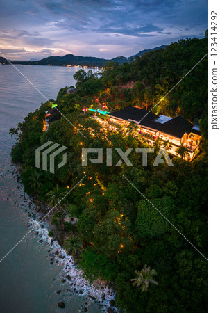 View of Laem Sor villa in South Samui, Thailand View of Laem Sor villa in South Samui, Thailand 123414292