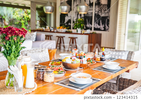 View of Laem Sor villa in South Samui, Thailand 123414315