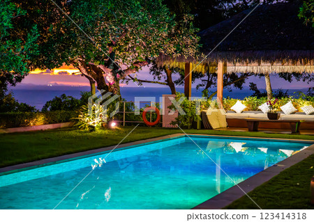 View of Laem Sor villa in South Samui, Thailand View of Laem Sor villa in South Samui, Thailand 123414318
