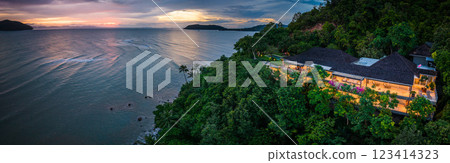 View of Laem Sor villa in South Samui, Thailand View of Laem Sor villa in South Samui, Thailand 123414323