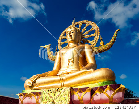Big Buddha temple in koh Samui island, Thailand Big Buddha temple in koh Samui island, Thailand 123414337