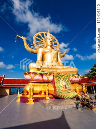 Big Buddha temple in koh Samui island, Thailand 123414340