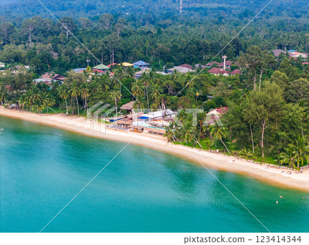 Beach club in koh Samui island, Thailand Beach club in koh Samui island, Thailand 123414344