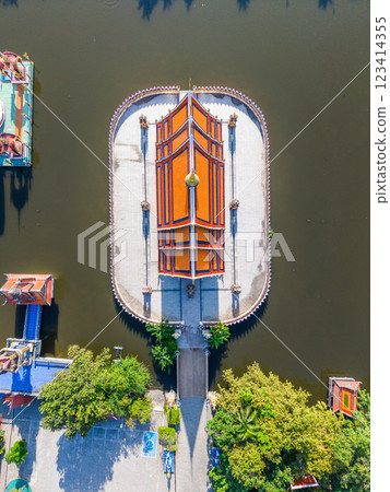 Aerial view of Wat Plai Laem in koh Samui island, Thailand Aerial view of Wat Plai Laem in koh Samui island, Thailand 123414355