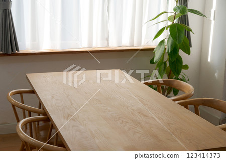 Wooden dining table Wooden dining table 123414373