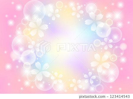 Cherry blossoms, wreath, background, spring, fluffy, cute, pink Cherry blossoms, wreath, background, spring, fluffy, cute, pink 123414543