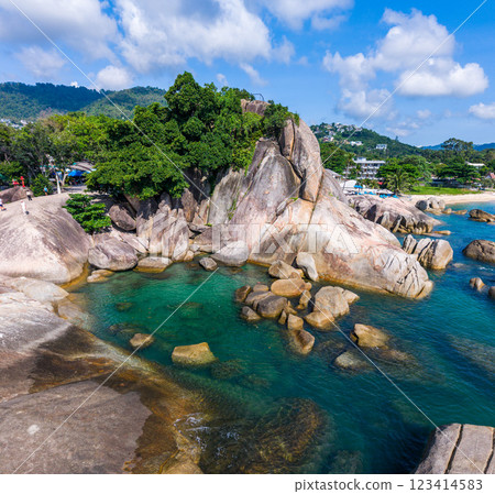 Grandfather and Grandmother Rocks, Hin Ta Hin Yai, in koh Samui island, Thailand Grandfather and Grandmother Rocks, Hin Ta Hin Yai, in koh Samui island, Thailand 123414583